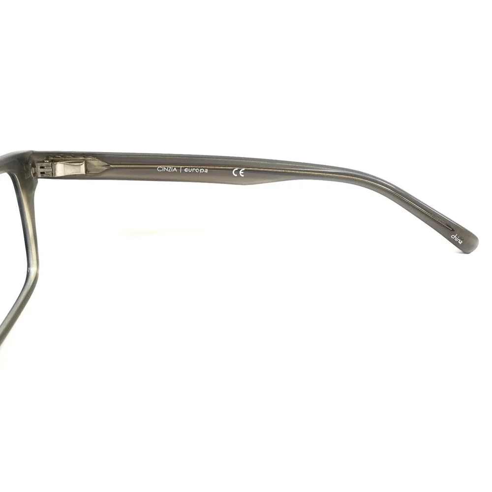 Cinzia Eyeglasses Frames CIN-5035 C1 Striped Purple Gray Square 52-17-140